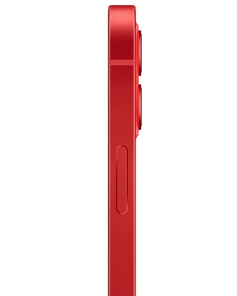 Wholesale Apple iPhone 12 Mini red 128GB 5G unlocked, C/D grade — bulk smartphone lot side view