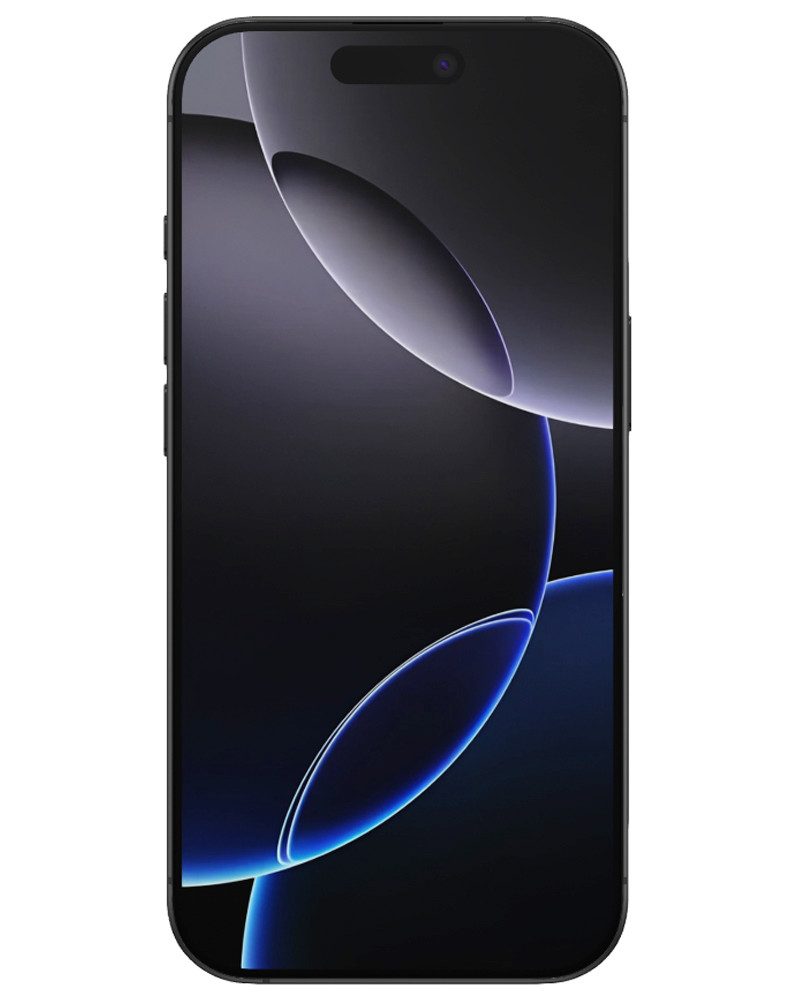 Wholesale Apple iPhone 16 Pro black titanium 1TB 5G unlocked, C grade — bulk smartphone lot front view