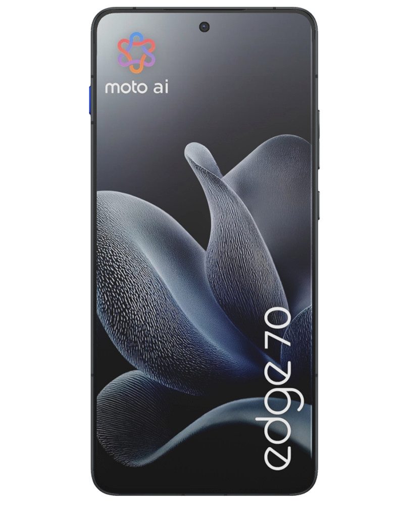 Wholesale Motorola Edge 70 gray 512GB 5G unlocked, brand new — bulk smartphone lot front view