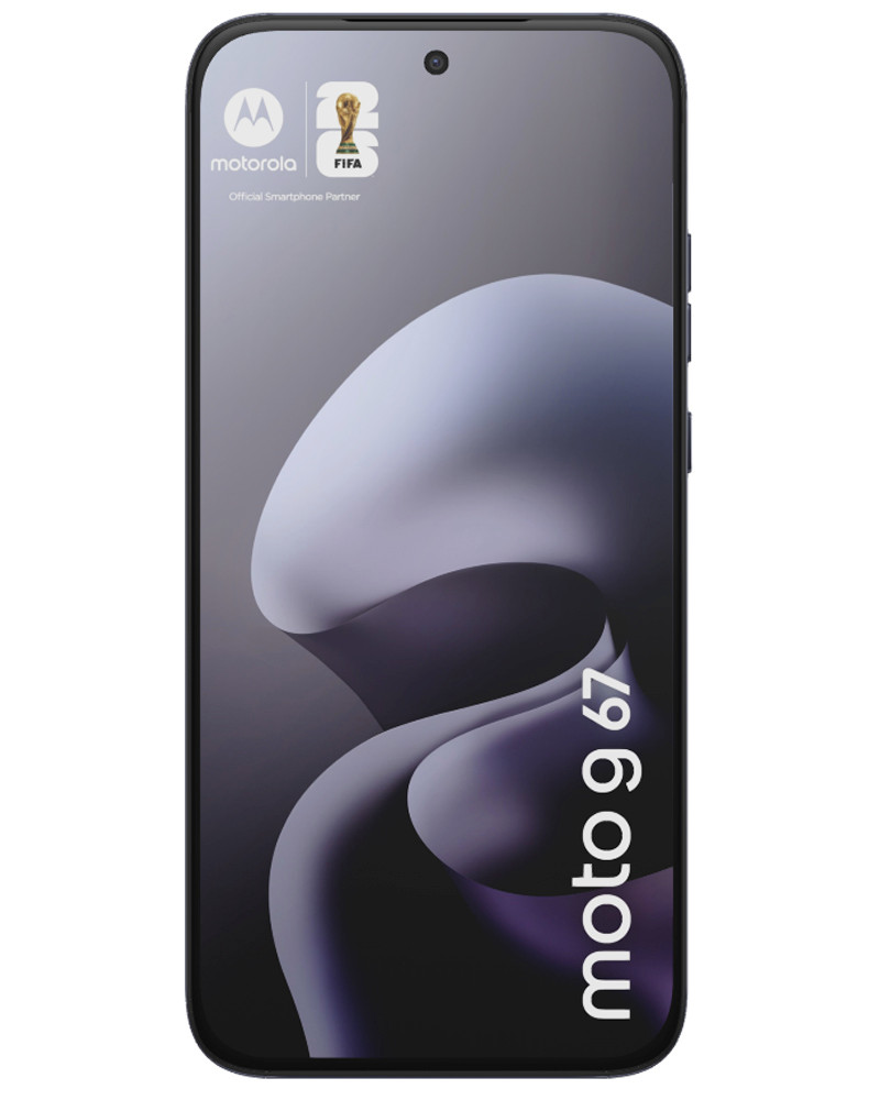 Wholesale Motorola G67 black 256GB 5G unlocked, brand new — bulk smartphone lot front view