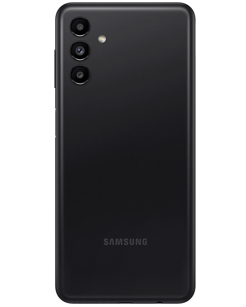 Wholesale Samsung Galaxy A13 black 64GB 5G, Straight Talk locked, brand new — bulk smartphone lot back view