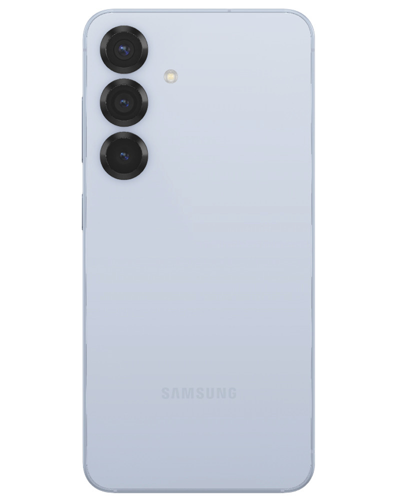 Wholesale Samsung Galaxy S25 blue 128GB 5G unlocked, B/C stock — bulk smartphone lot back view