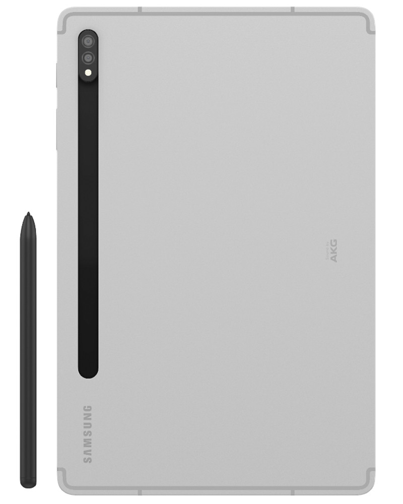 Wholesale Samsung Galaxy Tab S8 silver 128GB Wi-Fi only, A/B grade — bulk tablet lot back view