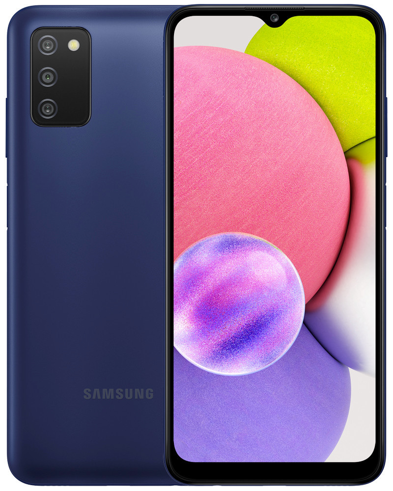 Wholesale Samsung Galaxy A03S A037U blue 32GB 4G LTE unlocked, B/C stock — bulk smartphone lot kitted