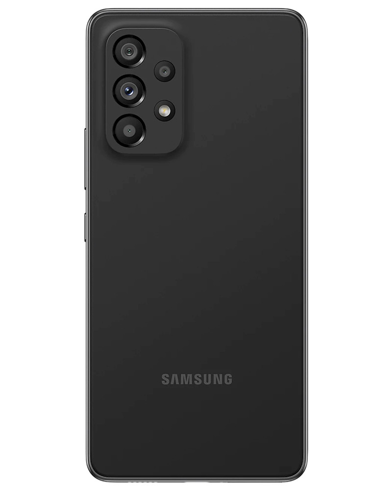Wholesale Samsung Galaxy A53 black 128GB 5G, Spectrum locked, A stock — bulk smartphone lot back view