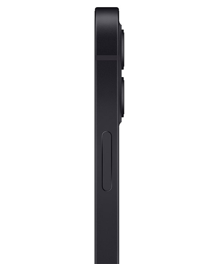 Wholesale Apple iPhone 12 black 64GB 5G, TracFone locked, brand new — bulk smartphone lot side view