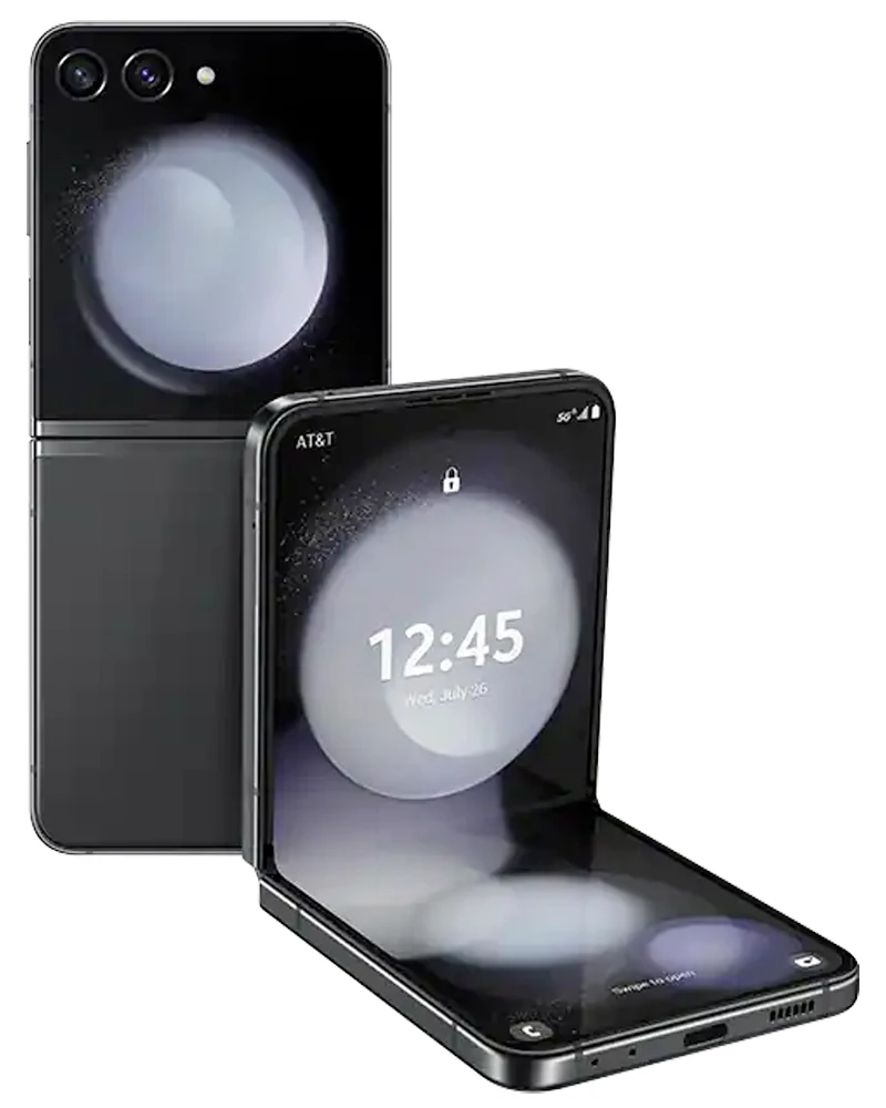 Wholesale Samsung Galaxy Z Flip5 graphite 512GB 5G unlocked, A+ grade — bulk smartphone lot