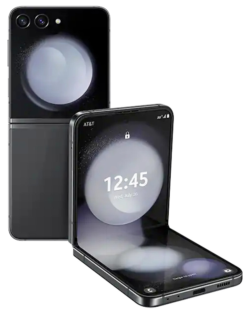 Wholesale Samsung Galaxy Z Flip5 graphite 256GB 5G unlocked, A+ grade — bulk smartphone lot