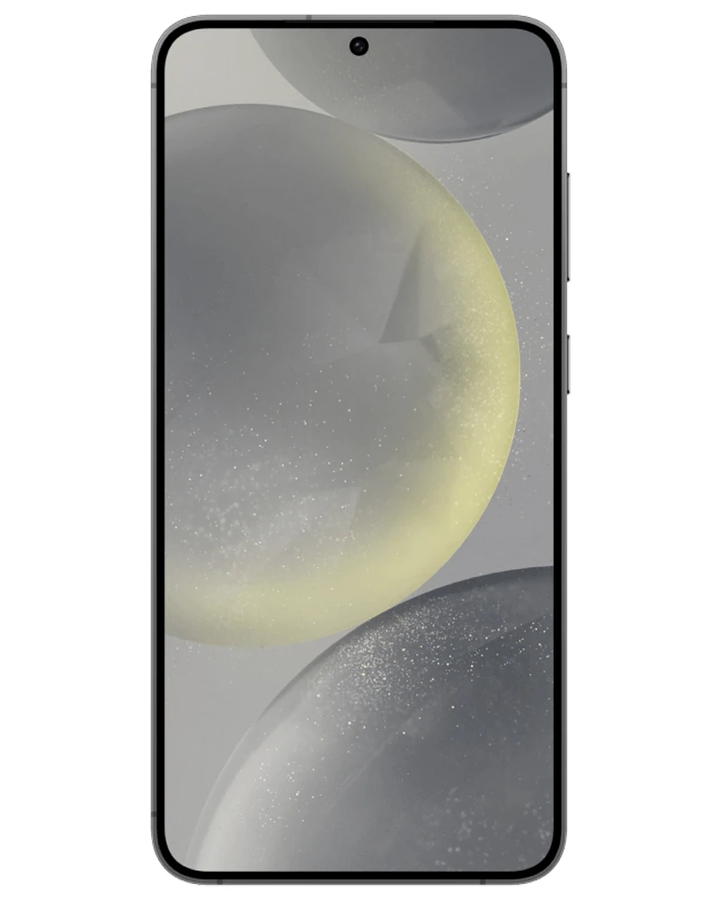 Wholesale Samsung Galaxy S24+ onyx black 256GB 5G unlocked, A grade — bulk smartphone lot front view