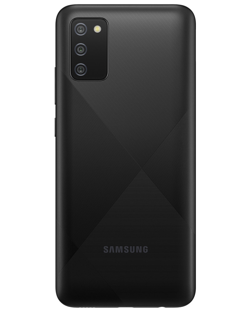 Wholesale Samsung Galaxy A02s black 32GB 4G LTE unlocked, brand new — bulk smartphone lot back view