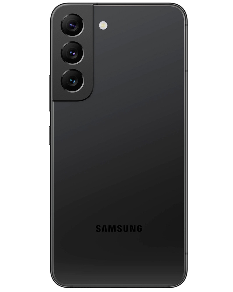 Wholesale Samsung Galaxy S22 phantom black 128GB 5G unlocked, brand new — bulk smartphone lot back view