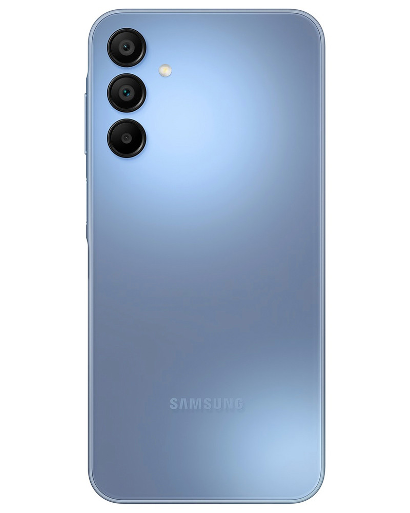 Wholesale Samsung Galaxy A15 blue 128GB 5G, Boost locked, B/C grade — bulk smartphone lot back view