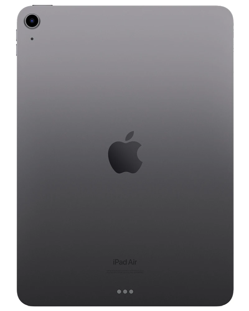 Wholesale Apple iPad Air 5th Gen space gray 64GB Wi-Fi + Cellular, unlocked, B stock — bulk tablet lot back view