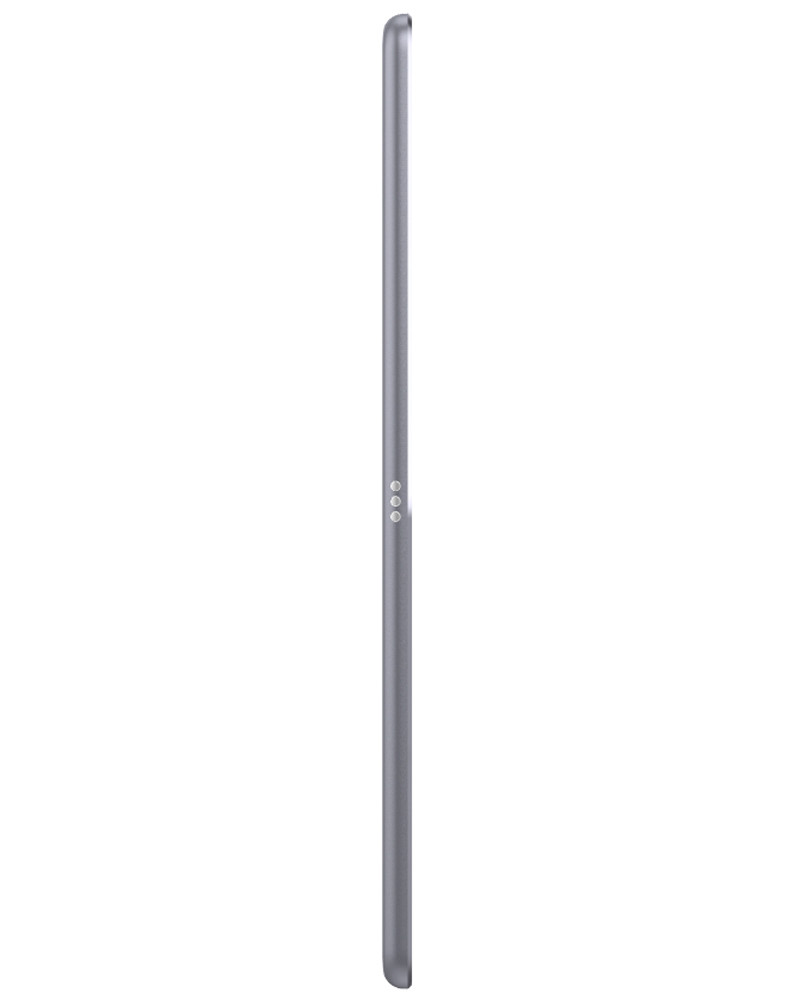 Wholesale Apple iPad 7th Gen 10.2" space gray 32GB Wi-Fi + Cellular, unlocked, C/D stock — bulk tablet lot side view