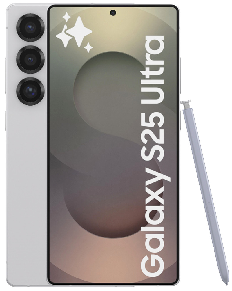 Wholesale Samsung Galaxy S25 Ultra titanium white silver 256GB 5G unlocked, A+ stock — bulk smartphone lot