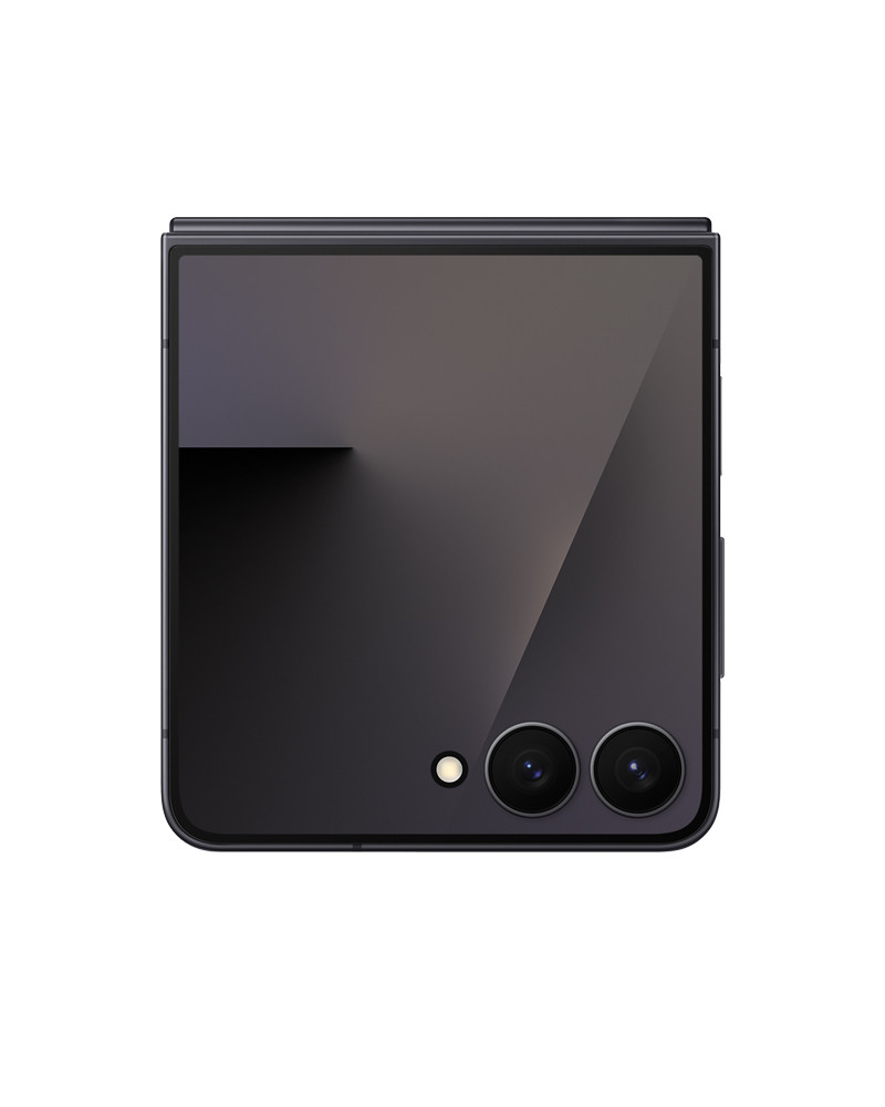 Wholesale Samsung Galaxy Z Flip7 jetblack 256GB 5G unlocked, A/B stock — bulk smartphone lot flip view