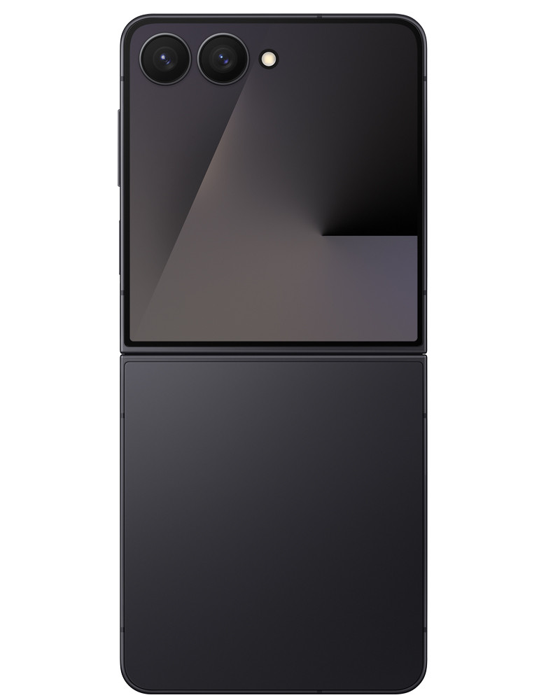 Wholesale Samsung Galaxy Z Flip7 blue 12GB 5G unlocked, brand new — bulk smartphone lot back view