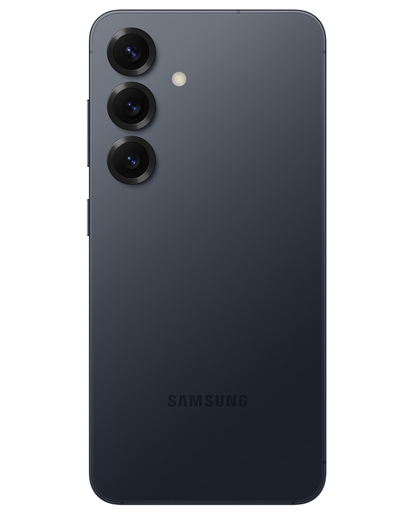 Wholesale Samsung Galaxy S25 black 256GB 5G unlocked, brand new — bulk smartphone lot back view
