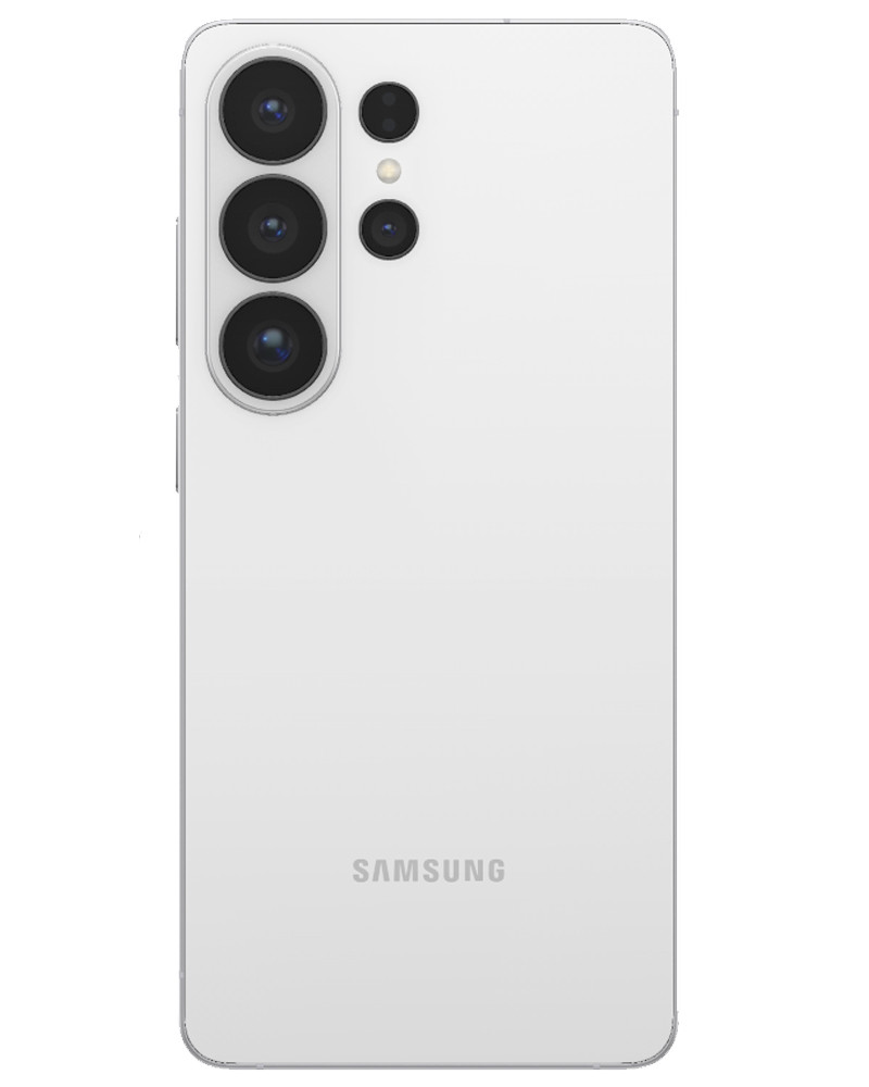 Wholesale Samsung Galaxy S26 Ultra white 512GB 5G unlocked, brand new — bulk smartphone lot back view