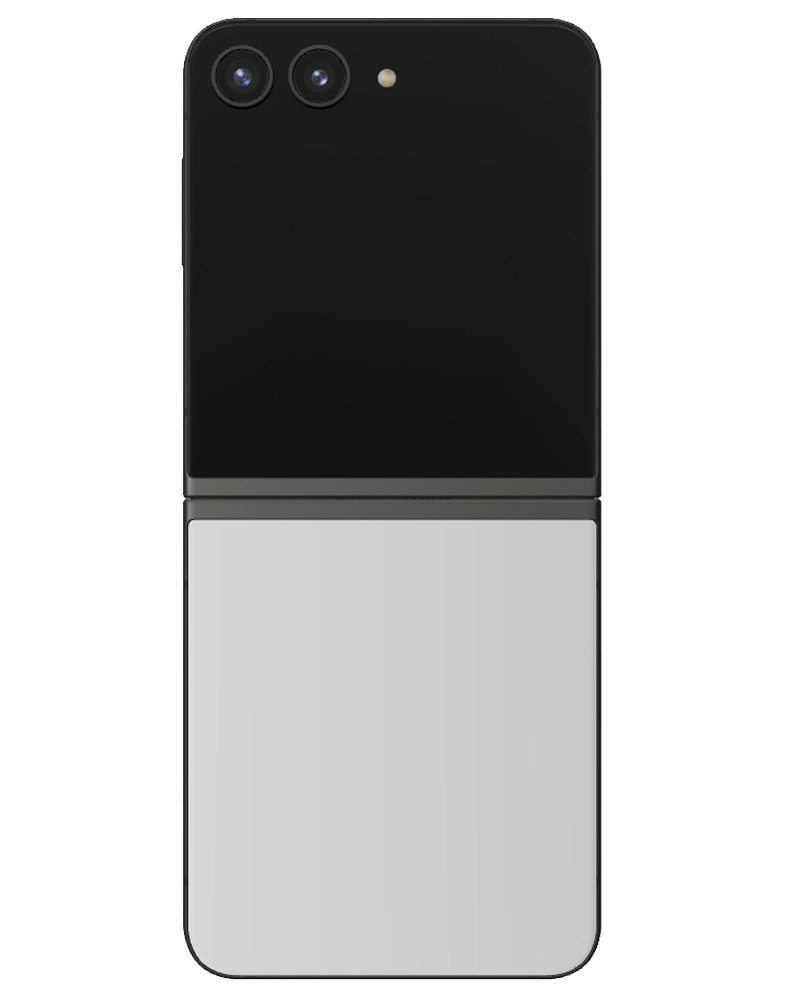 Wholesale Samsung Galaxy Z Flip5 Cosmic Gray 512GB 5G unlocked, B/C condition — bulk smartphone lot camera view