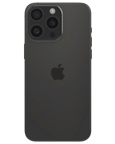 Wholesale Apple iPhone 15 Pro Max black titanium 512GB unlocked bulk smartphone a/b stock back view