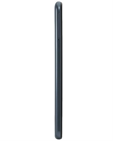 Wholesale Samsung Galaxy A10e black 32GB unlocked c stock bulk smartphone side view