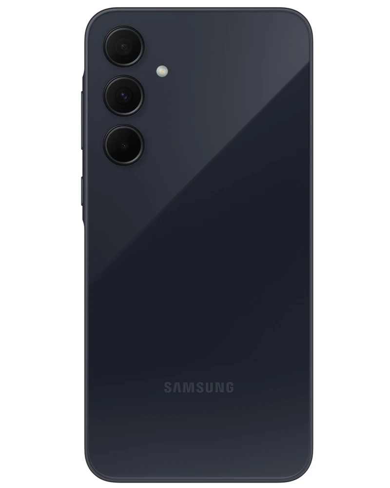 Wholesale Samsung Galaxy A35 navy 128GB 5G, carrier locked, A/B condition — bulk smartphone lot back view