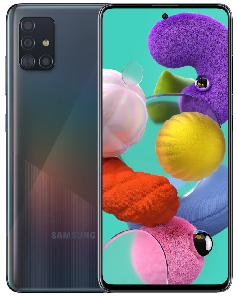 Wholesale Samsung Galaxy A51 Prism Crush Black 64GB 4G LTE unlocked, B condition — bulk smartphone lot