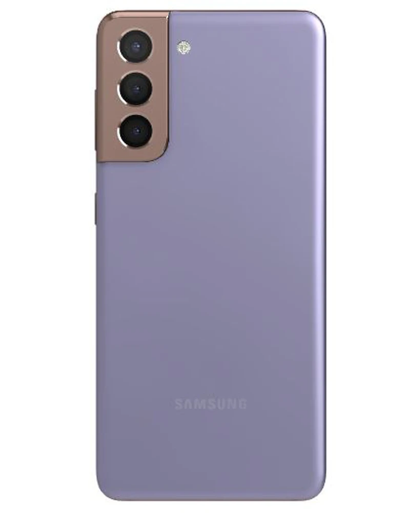 Wholesale Samsung Galaxy S21 violet 128GB 5G unlocked, A/B stock — bulk smartphone lot back view