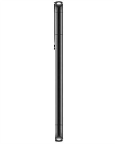 Wholesale Samsung Galaxy S22 black 128GB unlocked b/c stock bulk smartphone side view