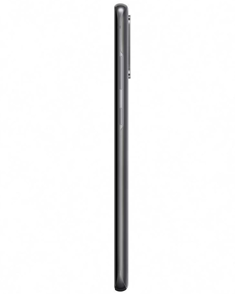 Wholesale Samsung Galaxy S20+ cosmic gray 128GB 5G, carrier locked, A/B condition — bulk smartphone lot side view