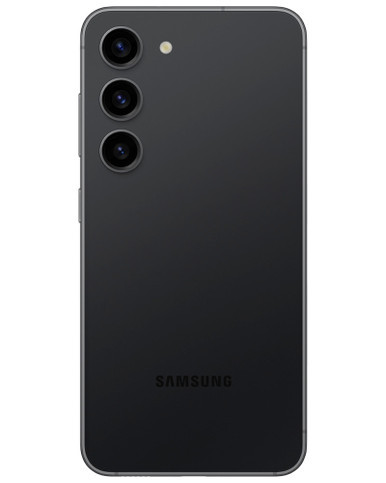 Wholesale Samsung Galaxy S23 black 256GB unlocked bulk smartphone A stock back view