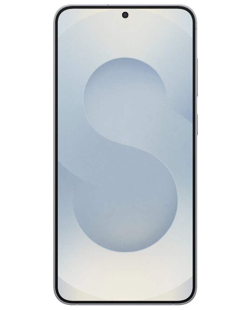 Wholesale Samsung Galaxy S25+ silver 256GB 5G unlocked, B/C — bulk smartphone lot front view
