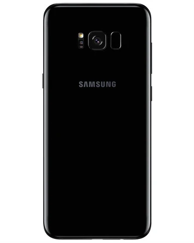 Wholesale Samsung Galaxy S8 Plus G955U midnight black 64GB 4G LTE unlocked A stock bulk smartphone back view