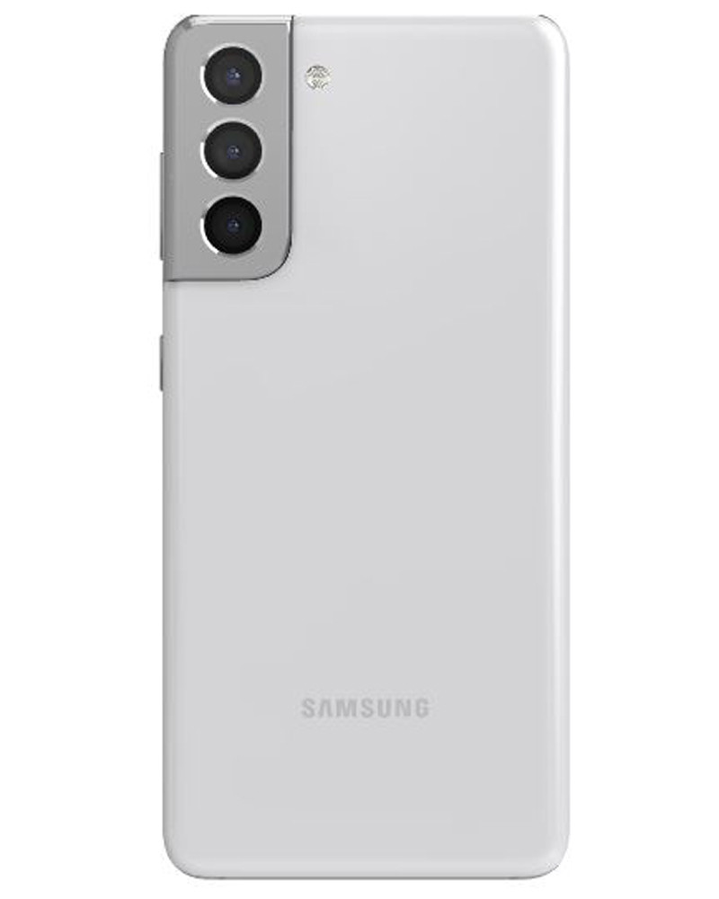 Wholesale Samsung Galaxy S21 white 128GB 5G unlocked, A/B stock — bulk smartphone lot back view