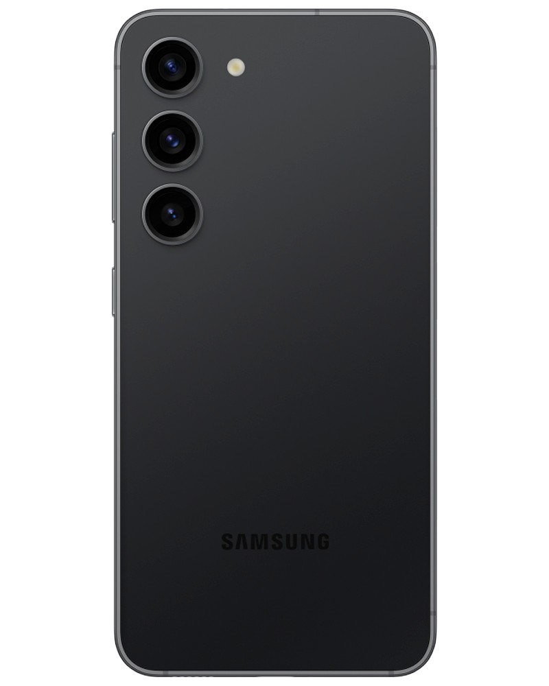 Wholesale Samsung Galaxy S23 Phantom Black 128GB 5G, carrier locked, B/C grade — bulk smartphone lot back view