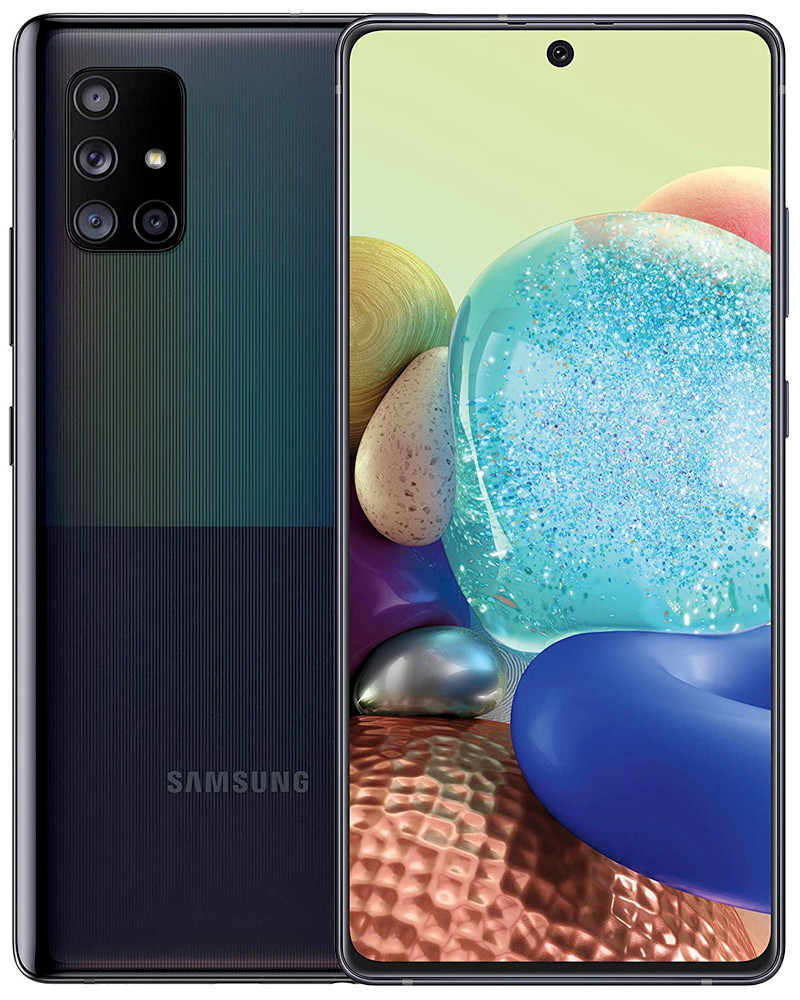 Wholesale Samsung Galaxy A71 A715U1 Prism Crush Black 128GB 4G LTE unlocked, B stock - bulk smartphone lot