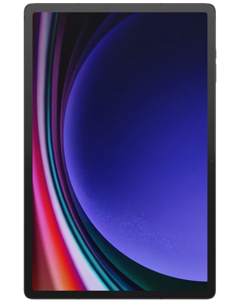 Wholesale Samsung Galaxy Tab S9+ Graphite 256GB Wi-Fi + Cellular unlocked, A/B grade — bulk tablet lot front view