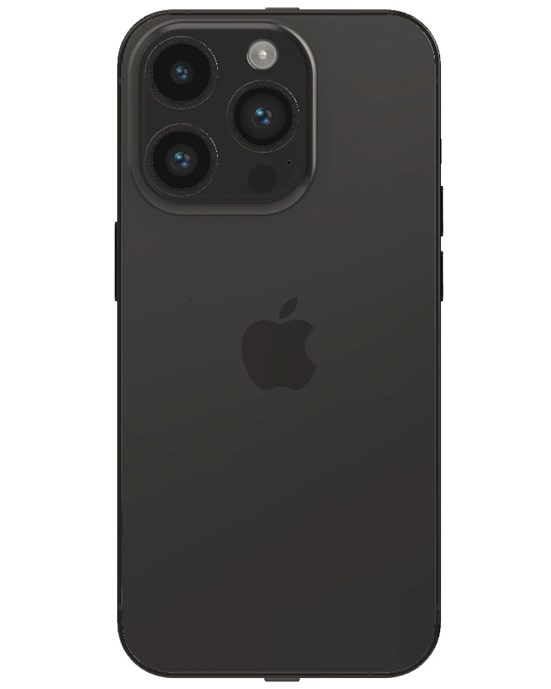 Wholesale Apple iPhone 14 Pro black 128GB 5G AT&T locked, grade B/C — bulk smartphone lot back view