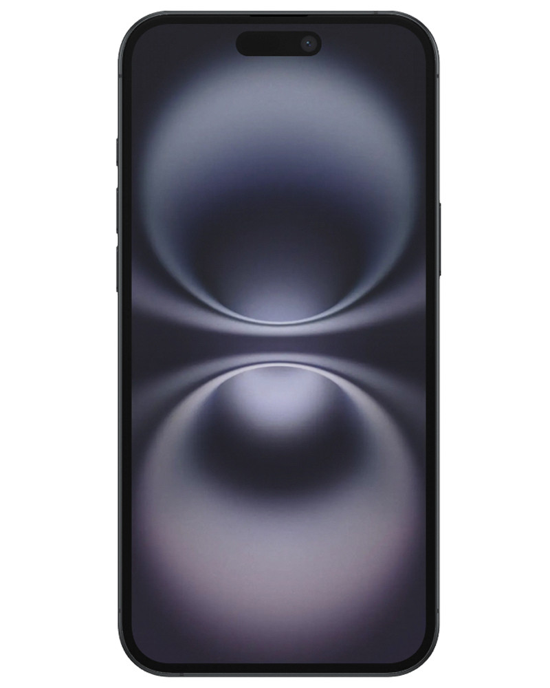 Wholesale Apple iPhone 16+ black 256GB 5G unlocked, A stock — bulk smartphone lot front view