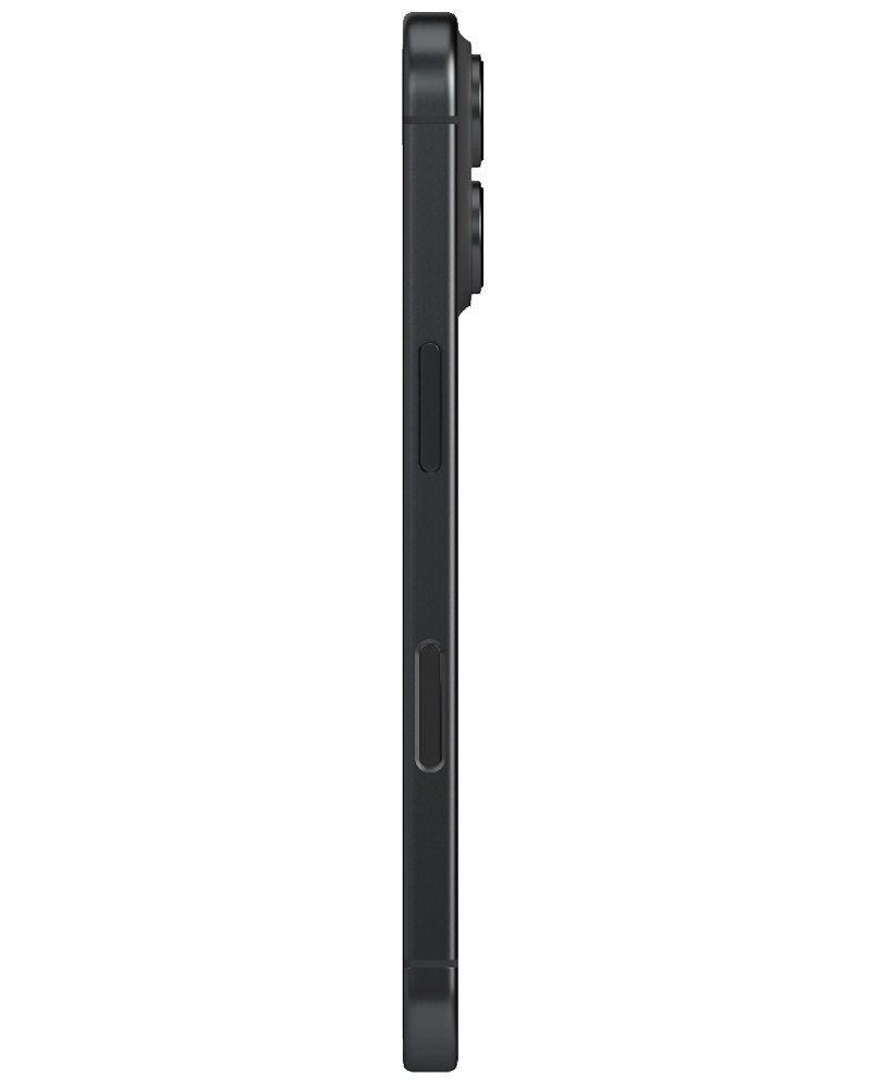 Wholesale Apple iPhone 16 black 256GB 5G T-Mobile locked, grade C — bulk smartphone lot side view