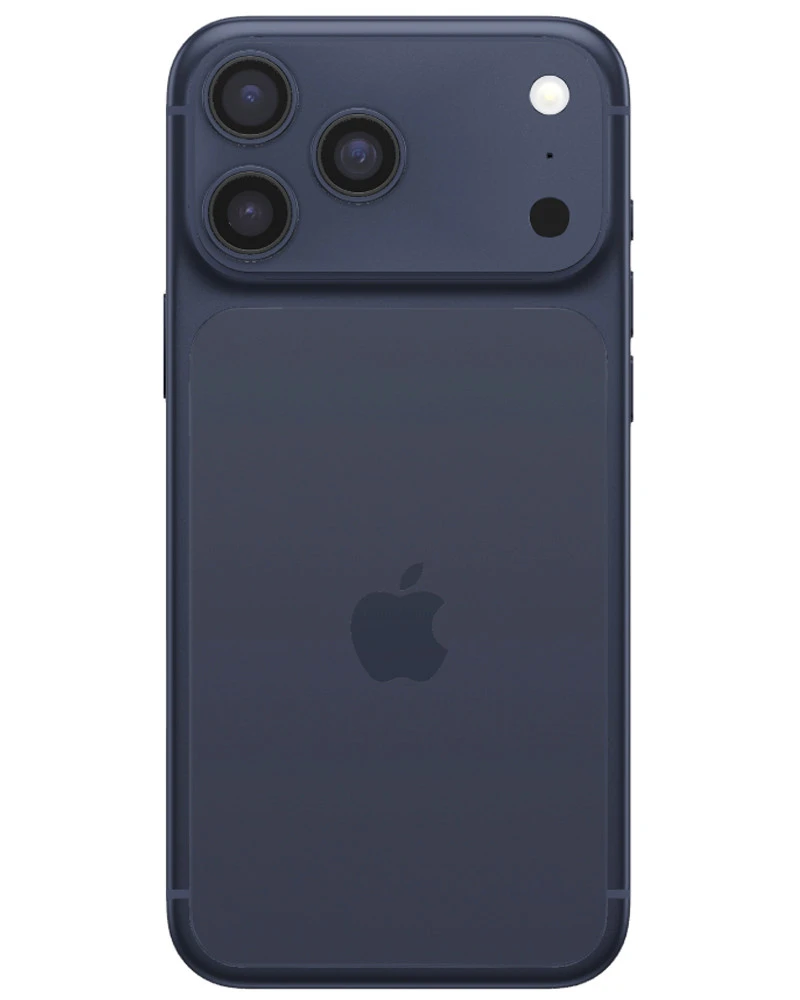 Wholesale Apple iPhone 17 Pro Max MFXJ4LL blue 256GB 5G unlocked, brand new — bulk smartphone lot back view