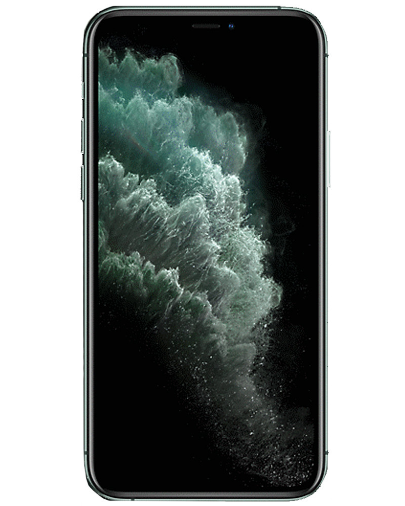 Wholesale Apple iPhone 11 Pro green 256GB 4G LTE unlocked, B/C stock — bulk smartphone lot front view