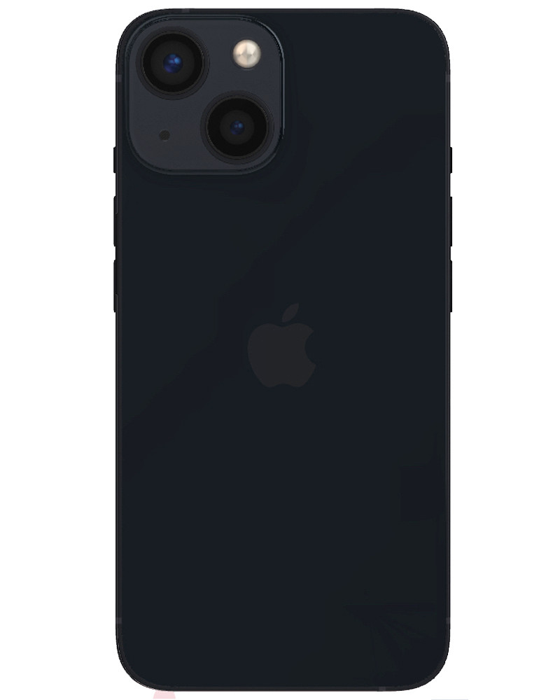 Wholesale Apple iPhone 13 mini midnight 256GB 5G unlocked, grade B — bulk smartphone lot back view
