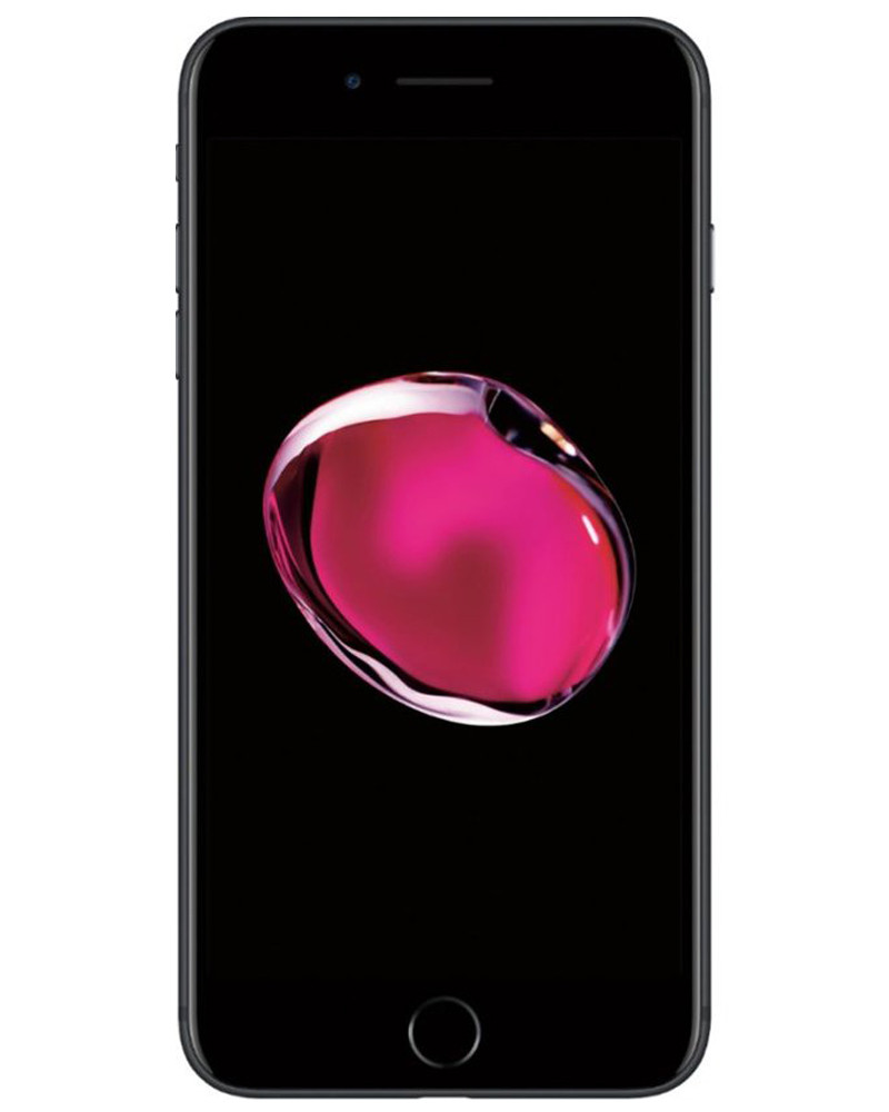 Wholesale Apple iPhone 7 Plus Black 128GB 4G LTE unlocked, A stock — bulk smartphone lot front view