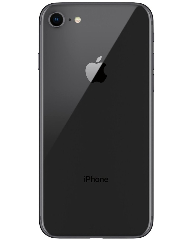 Wholesale Apple iPhone 8 gray 64GB 4G LTE unlocked, C/D stock — bulk smartphone lot back view