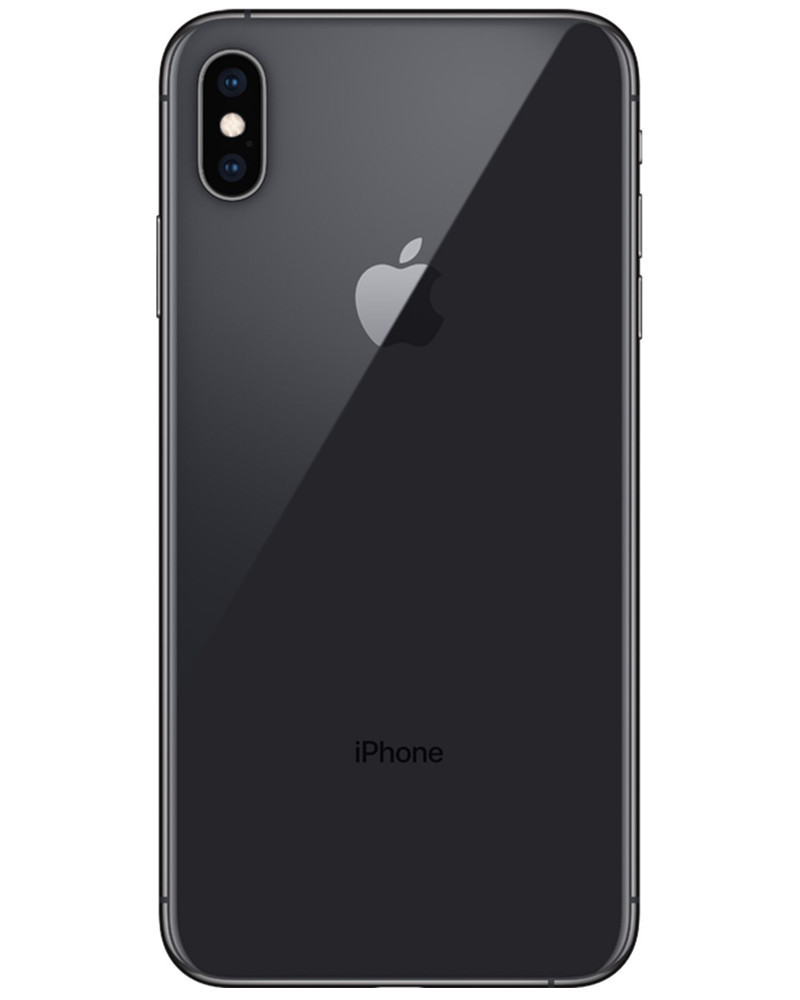 Wholesale Apple iPhone XS Max A1921 gray 256GB 4G LTE unlocked, A/B stock — bulk smartphone lot back view