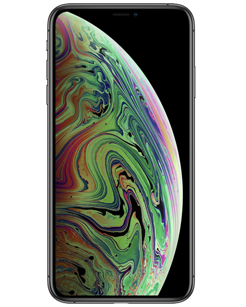 Wholesale Apple iPhone XS Max A1921 gray 512GB 4G LTE unlocked, A/B stock — bulk smartphone lot front view