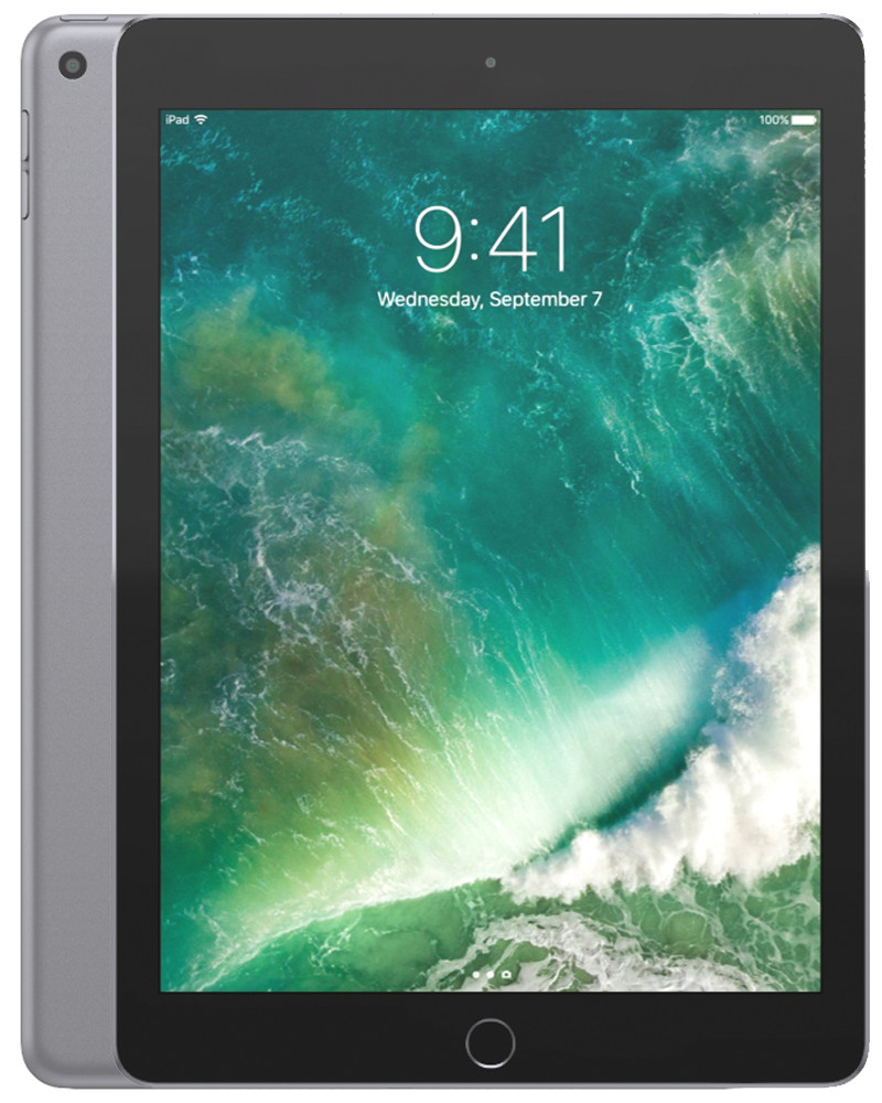 Wholesale Apple iPad 9.7 2017 5th Gen space gray 128GB Wi-Fi + Cellular unlocked, grade A — bulk tablet lot
