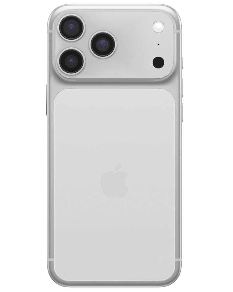 Wholesale Apple iPhone 17 Pro Max A3257 silver 512GB 5G unlocked, A/B stock — bulk smartphone lot back view